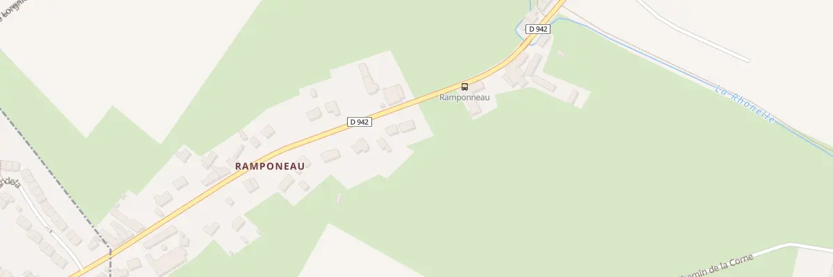 Plan du 21 Rte de Bavay Le Ramponeau à Villereau