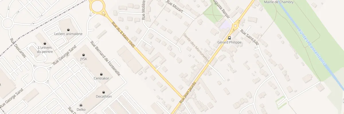 Plan du 9 Rue Beethoven à Chambry