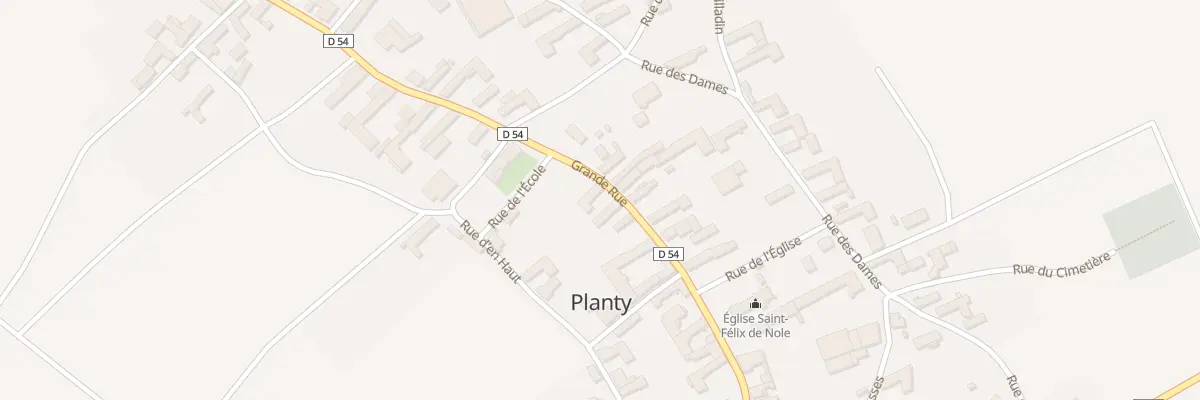 Plan du 27 Gr Grande Rue à Planty