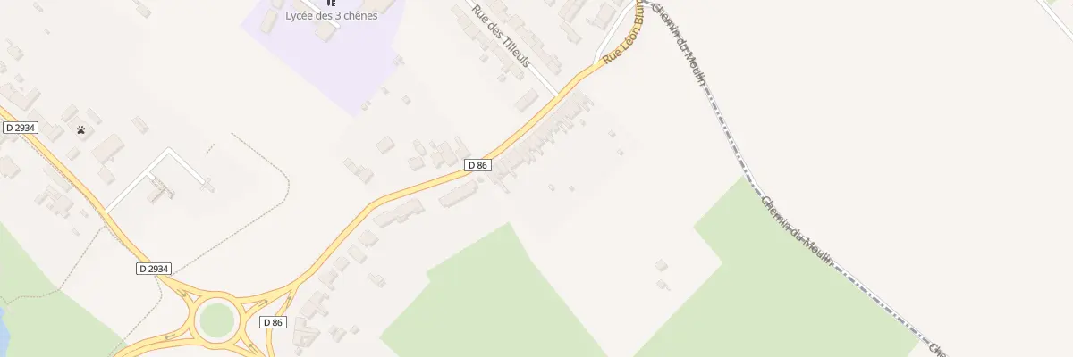 Plan du 32 Rue Leon Blum au Quesnoy
