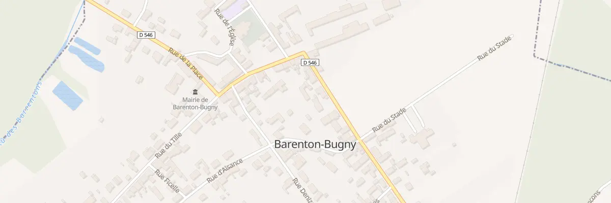 Plan du 6 Rue de la Gare à Barenton-Bugny
