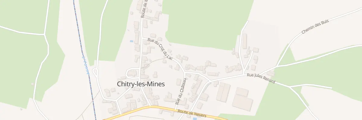 Plan du 9 Rue du Crot du Lac à Chitry-les-Mines