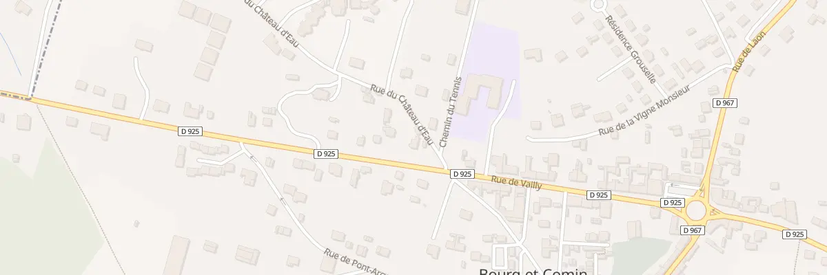 Plan du 27 Rue de Vailly à Bourg-et-Comin