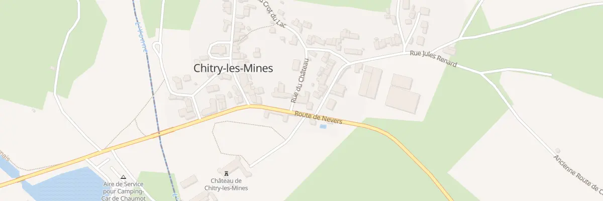 Plan du 2 Rue du Château à Chitry-les-Mines