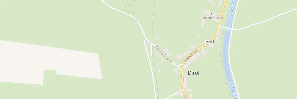 Plan du 5 Rte du Calvaire à Dirol