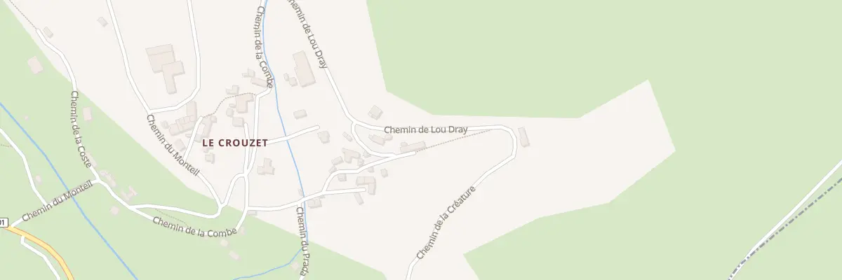 Plan du 211 Che de la Créature à Chadenet