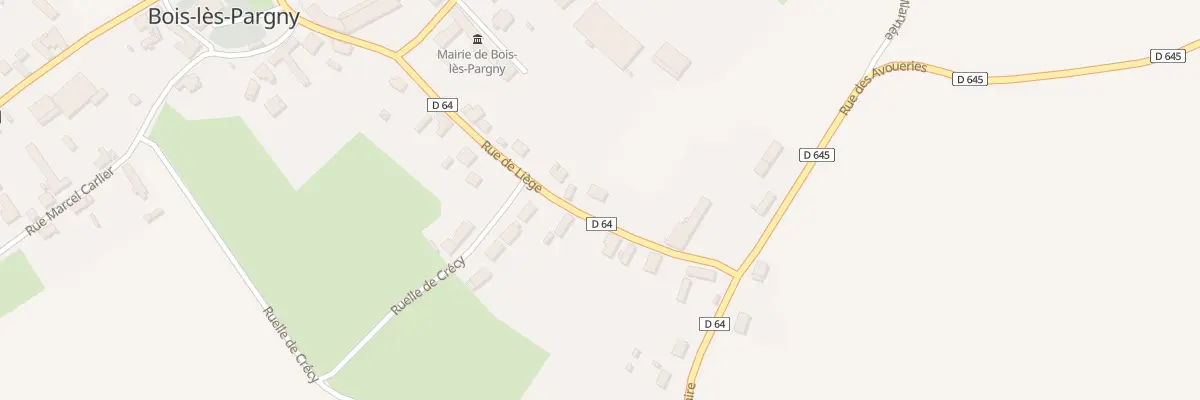 Plan du 11 Rue de Liège à Bois-lès-Pargny