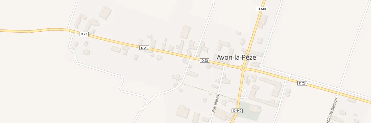 Plan du 2 Che des Vergers à Avon-la-Pèze