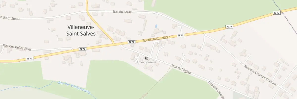 Plan du 5 Rue de l’Eglise à Villeneuve-Saint-Salves