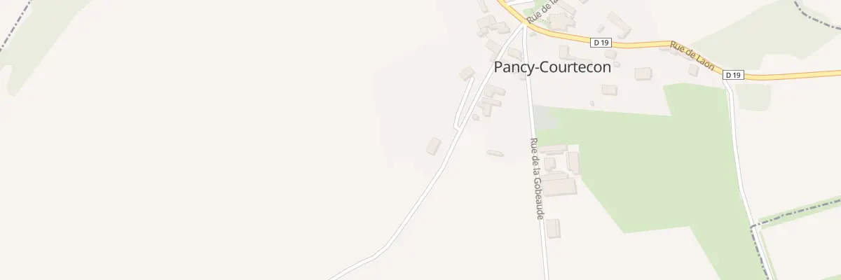 Plan du 25 La Couture à Pancy-Courtecon