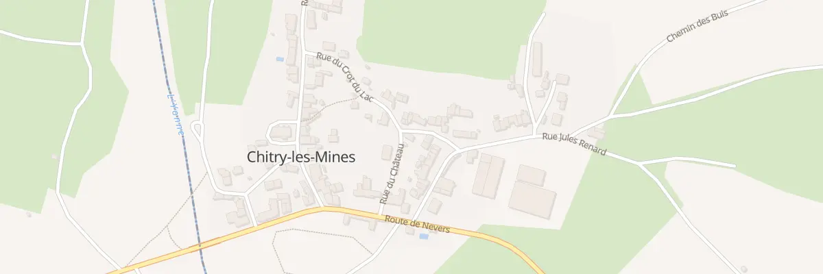 Plan du 6 Rue du Château à Chitry-les-Mines