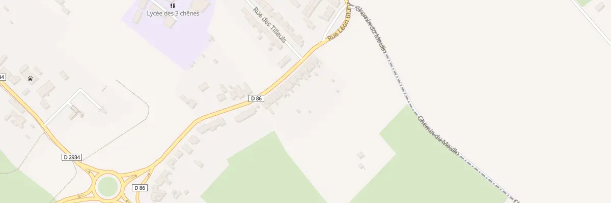 Plan du 40 Rue Leon Blum au Quesnoy
