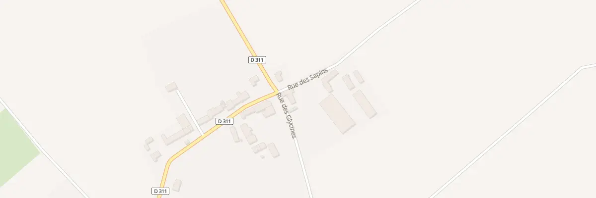 Plan du 1 Rue des Glycines à Janvilliers