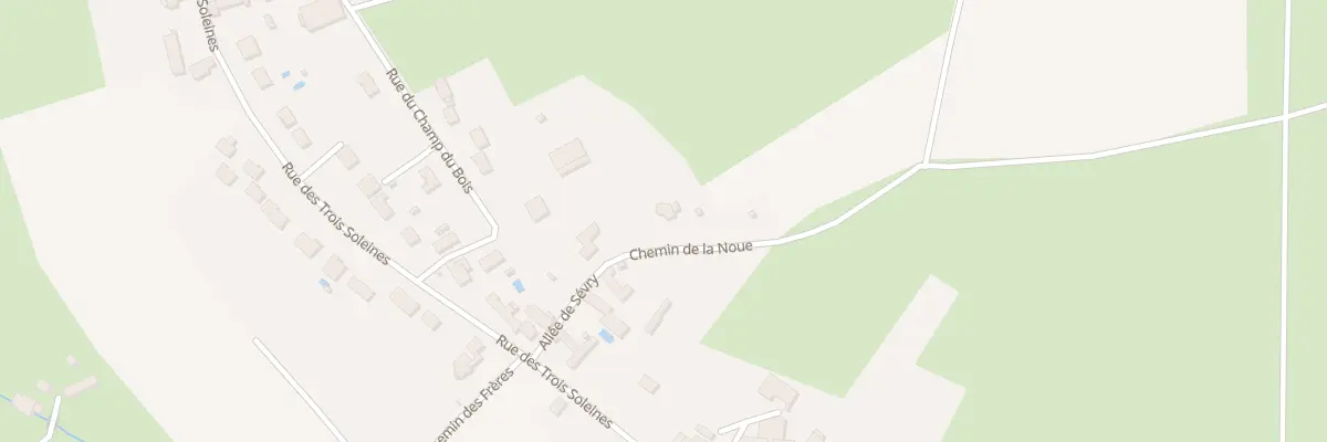 Plan du 5 All de Sévry à Venoy
