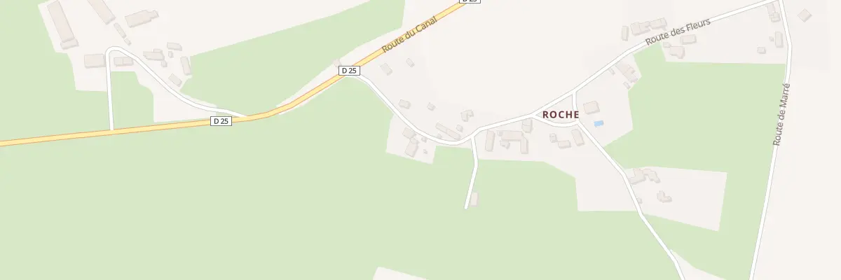 Plan du 101 Roche à Achun