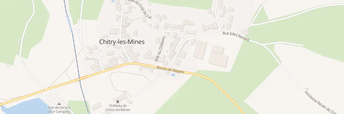 Plan du 3 Rue Jules Renard à Chitry-les-Mines