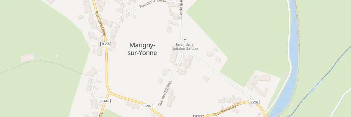 Plan du 5 Rue des Effraies à Marigny-sur-Yonne