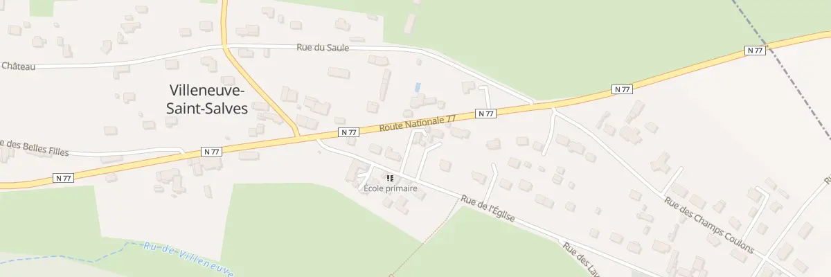 Plan du 7 Rue de l’Eglise à Villeneuve-Saint-Salves