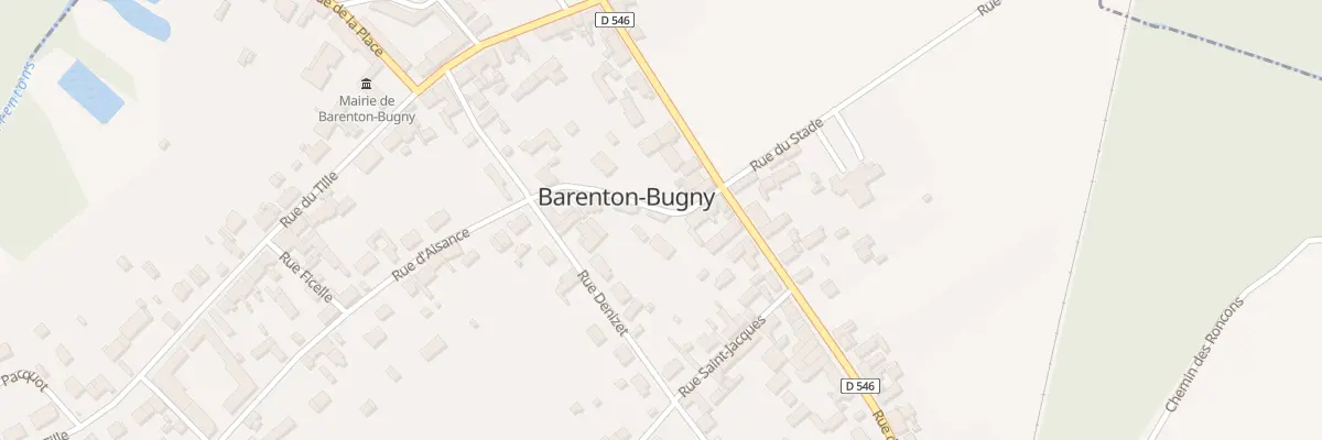 Plan du 4 Rue du Stade à Barenton-Bugny