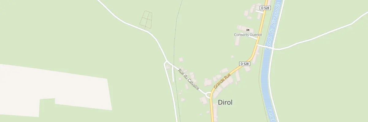 Plan du 10 Rte du Calvaire à Dirol