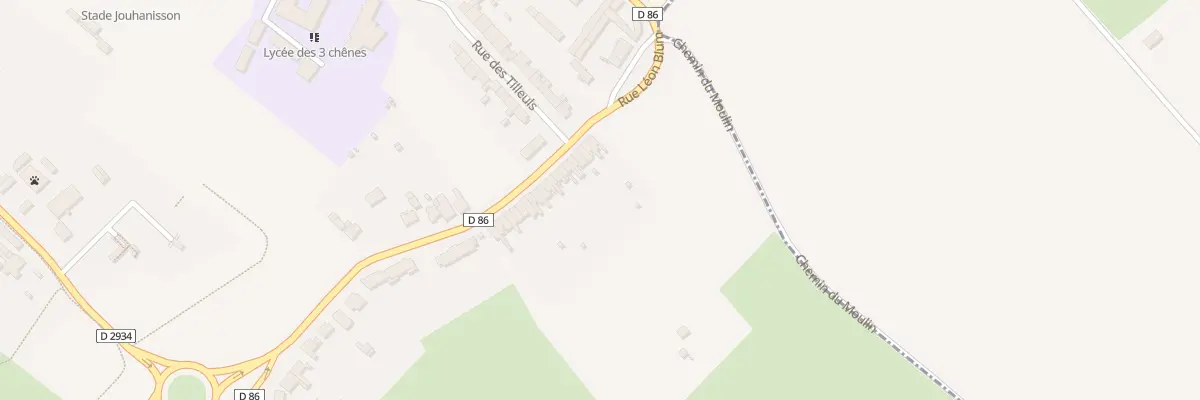 Plan du 50 Rue Leon Blum au Quesnoy