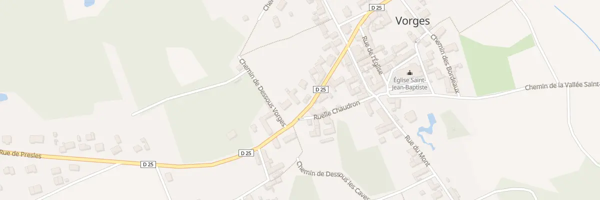 Plan du 28 Rue du Docteur Ernest Ganault à Vorges