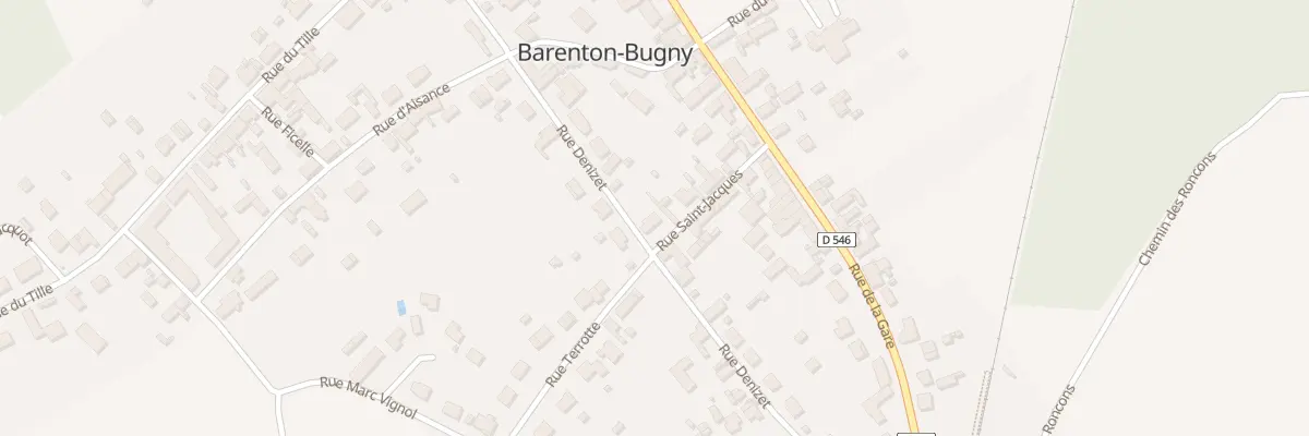 Plan du 19 Rue Denizet à Barenton-Bugny