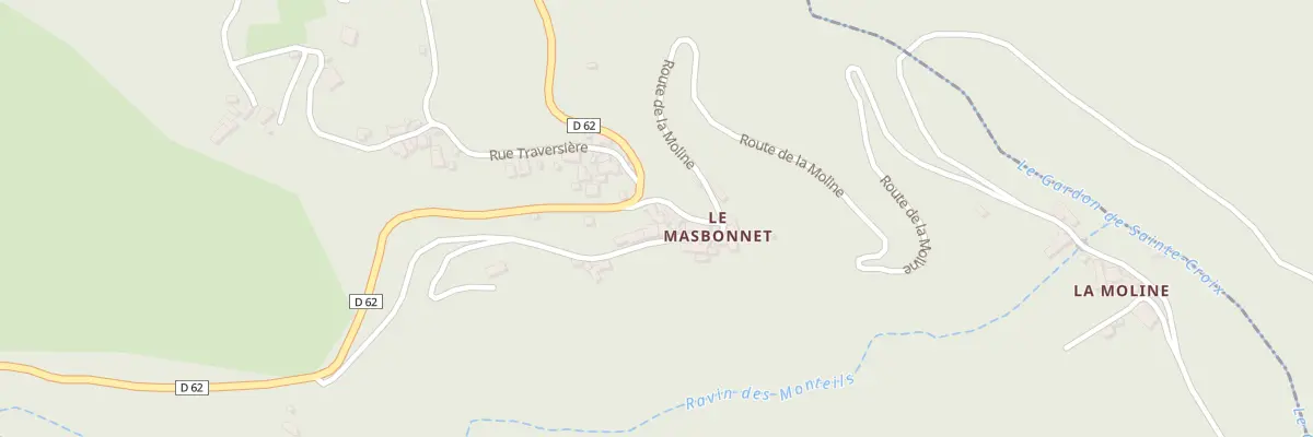 Plan du 5101 Mas Bonnet au Pompidou