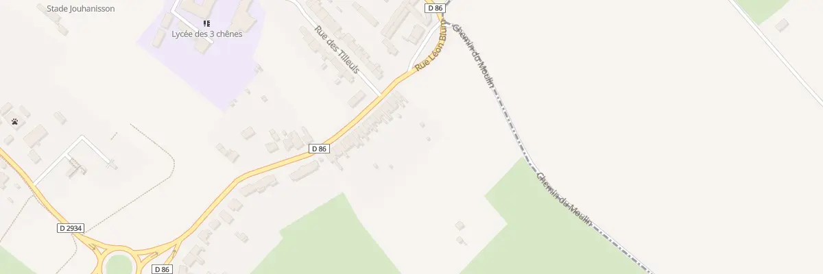 Plan du 52 Rue Leon Blum au Quesnoy