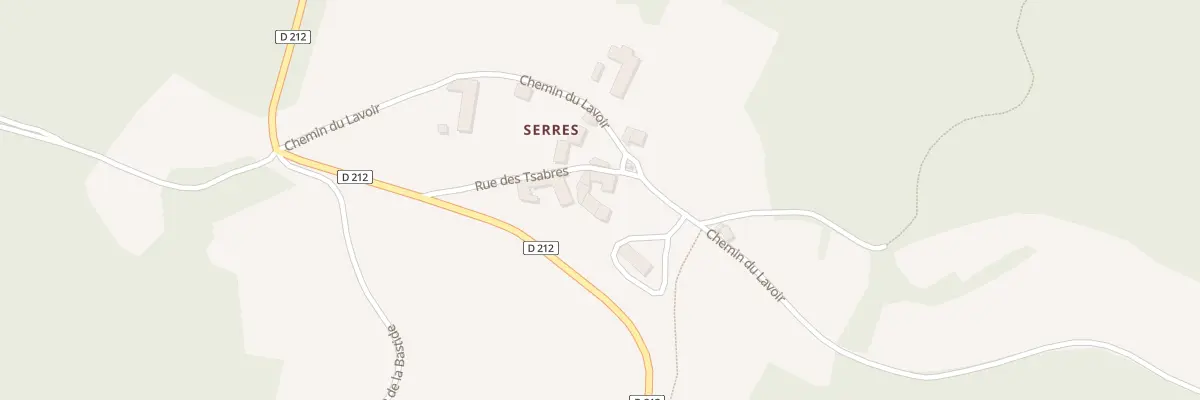 Plan du 80 Serres à Saint-Pal-de-Senouire
