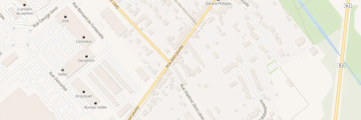 Plan du 17 Rue Jean Jaurès à Chambry