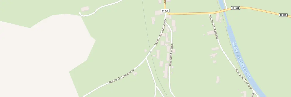 Plan du 4 Rte de Germenay à Dirol
