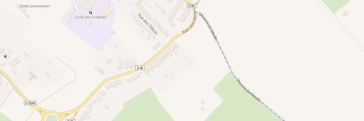 Plan du 54 Rue Leon Blum au Quesnoy