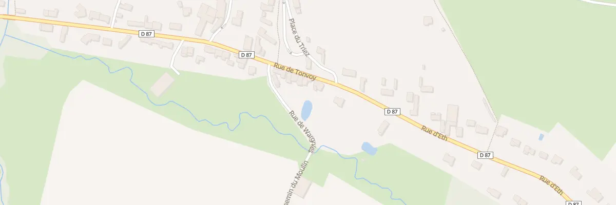 Plan du 60 Rue de Tonvoy à Sebourg