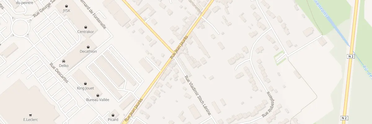 Plan du 9003 Rue Lenine à Chambry