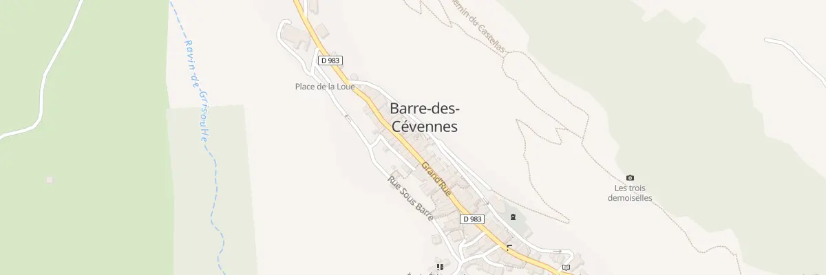 Plan du 5011 Rue Principale à Barre-des-Cévennes