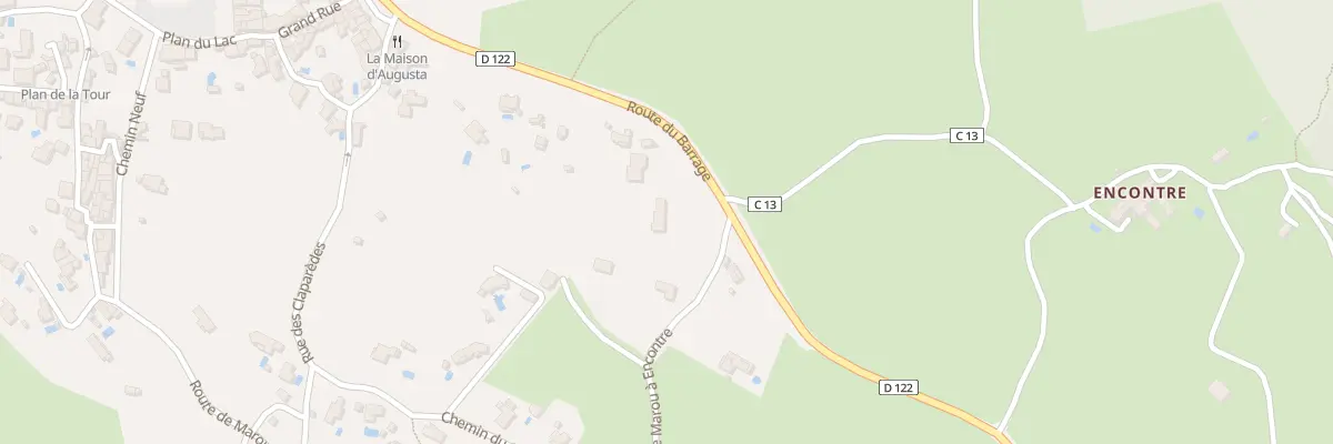 Plan du 5606F Rte du Barrage à Causse-de-la-Selle