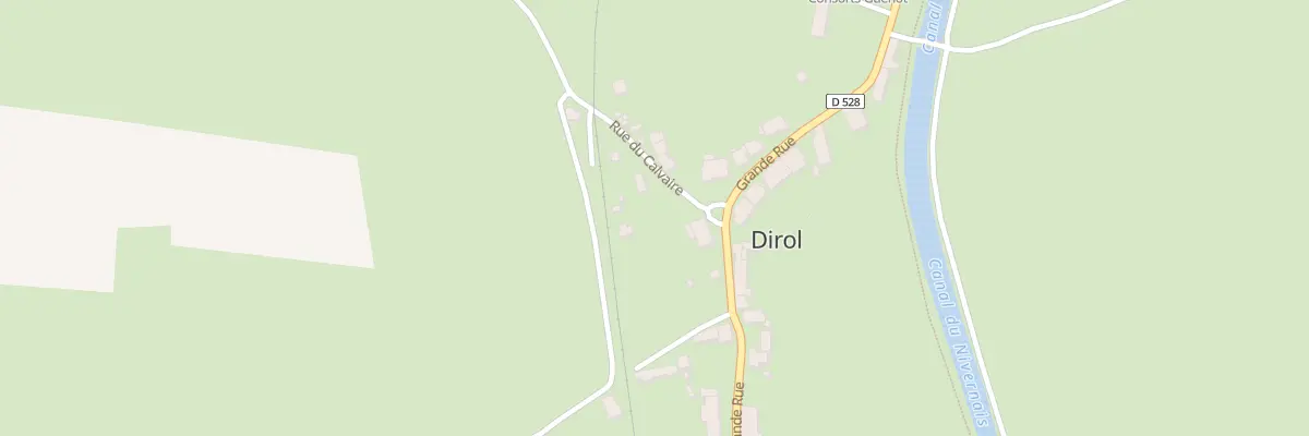 Plan du 1 Rte du Calvaire à Dirol