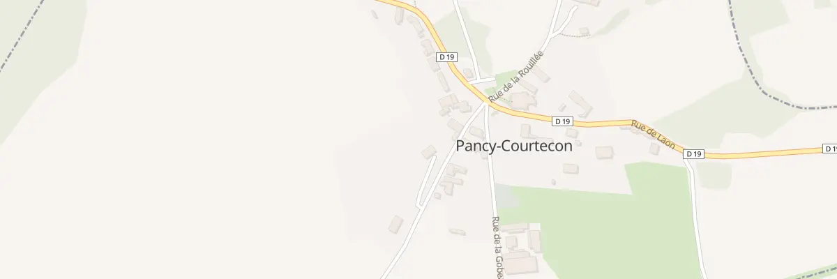 Plan du 4 Rue du Moulin de Cossevèche à Pancy-Courtecon