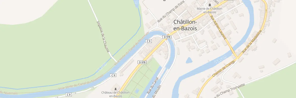 Plan du 11 Rue Sankt Goar à Châtillon-en-Bazois