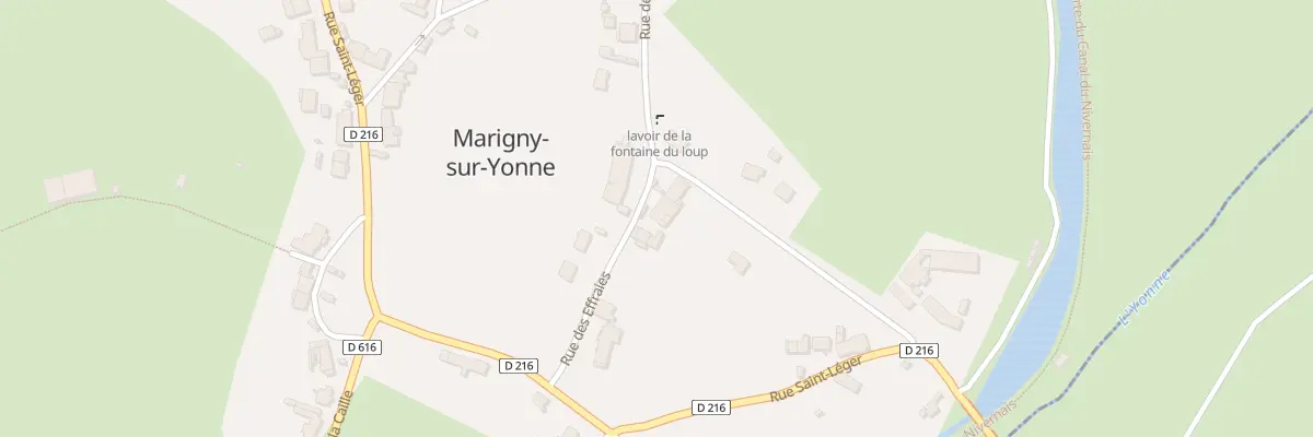 Plan du 4 Rue des Effraies à Marigny-sur-Yonne