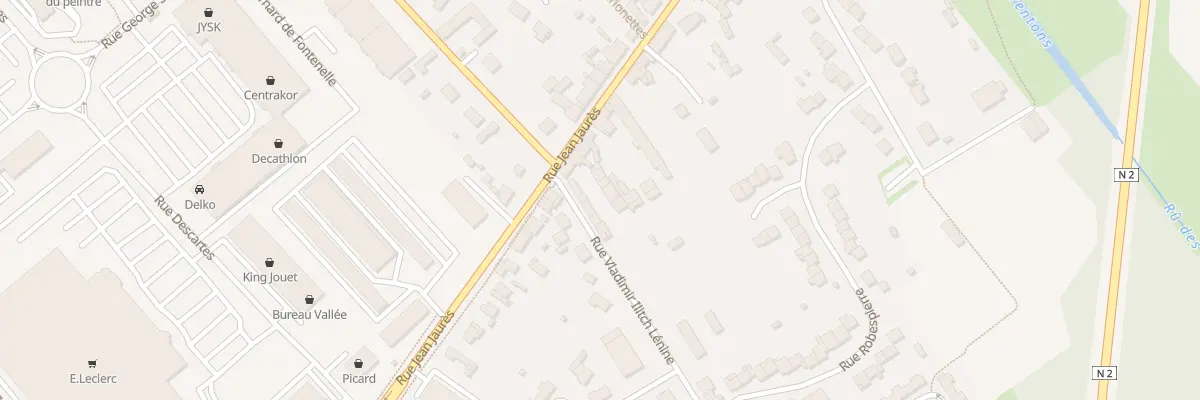 Plan du 9001 Rue Lenine à Chambry