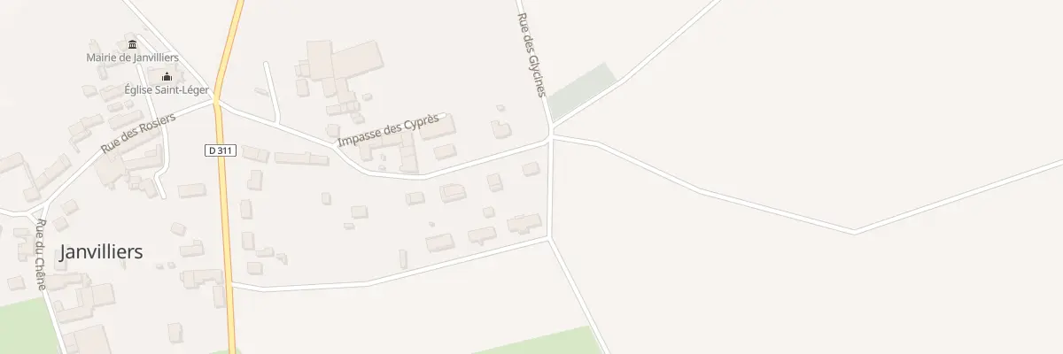 Plan du 22 Rue des Lilas à Janvilliers