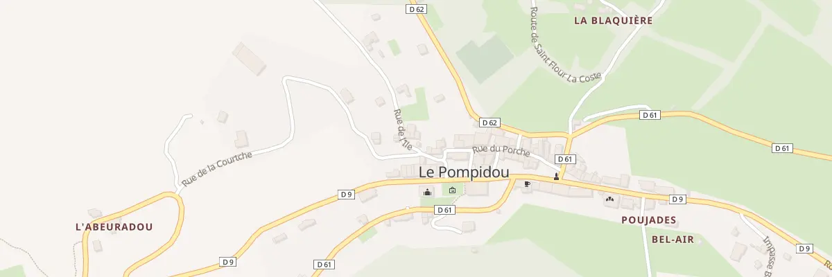 Plan du 5050 Le Pompidou Village au Pompidou