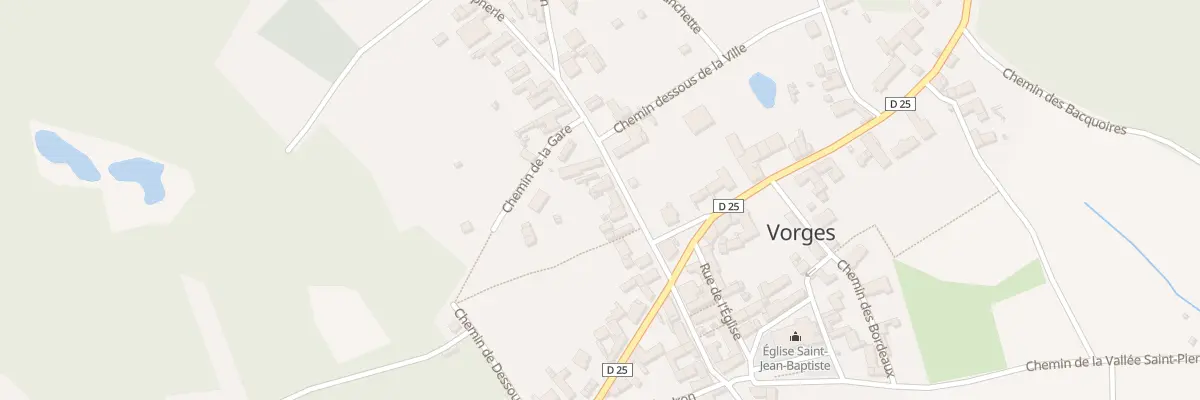 Plan du 7 Av de Vincennes à Vorges