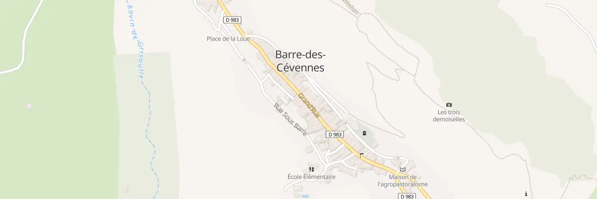 Plan du 5070 Rue Principale à Barre-des-Cévennes