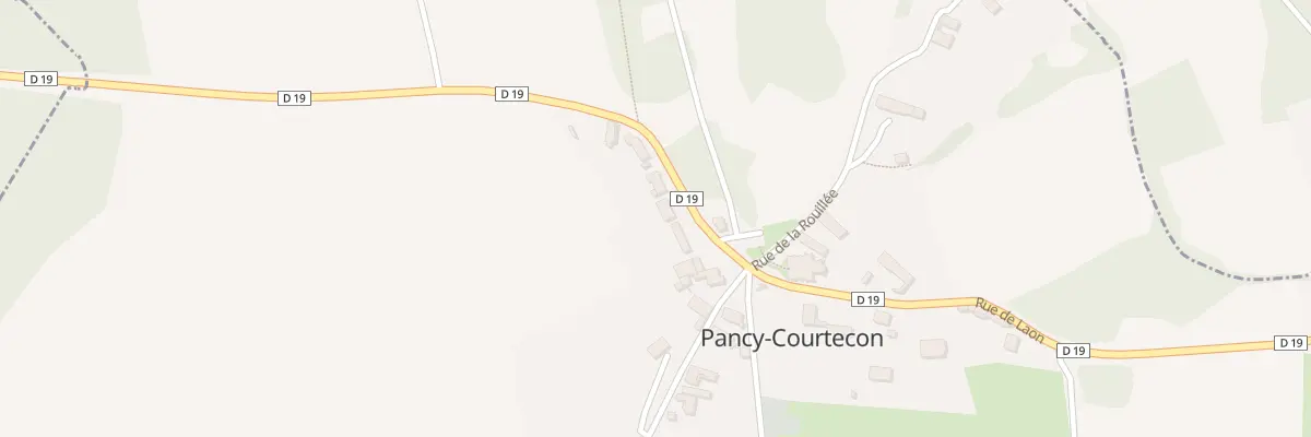Plan du 1B Rue de Soissons à Pancy-Courtecon