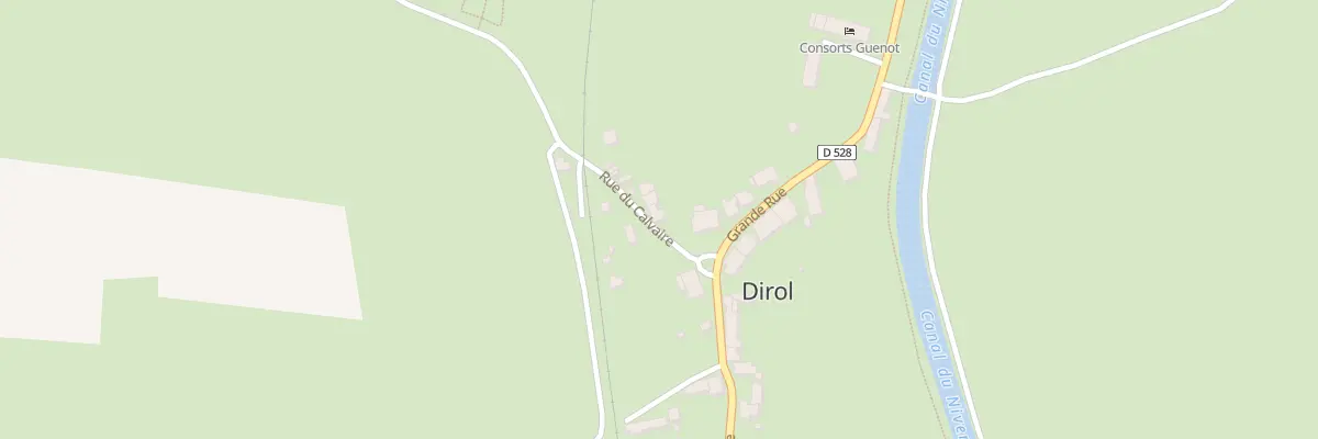 Plan du 4 Rte du Calvaire à Dirol