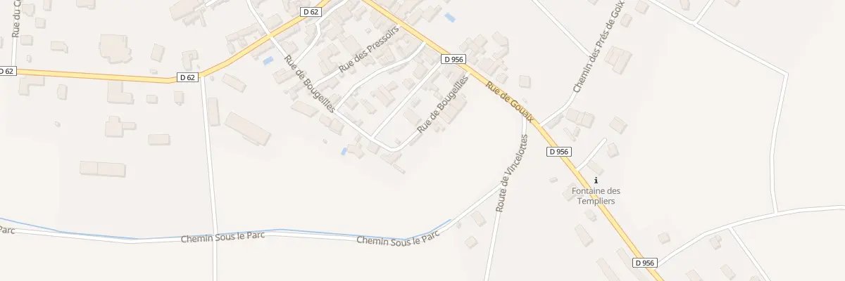 Plan du 22 Rue de Bougeilles à Saint-Bris-le-Vineux