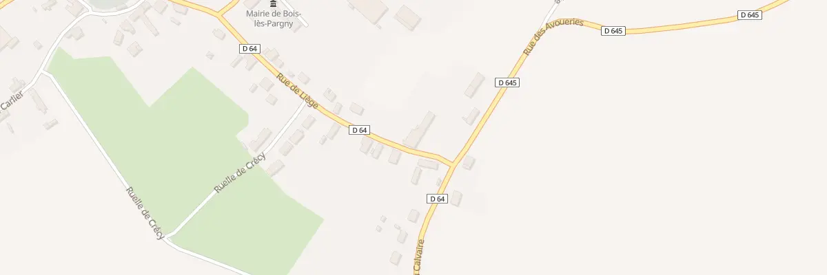 Plan du 13 Rue de Liège à Bois-lès-Pargny